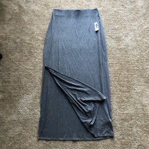 Grey Maxi Skirt